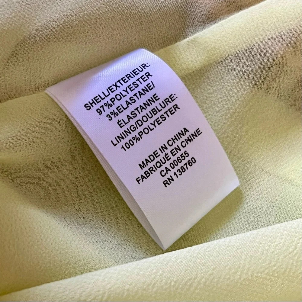 RW&Co.| NEW Lovely Lime Green Spaghetti Strap Satin Blouse Size US Medium NWT - Picture 6 of 7